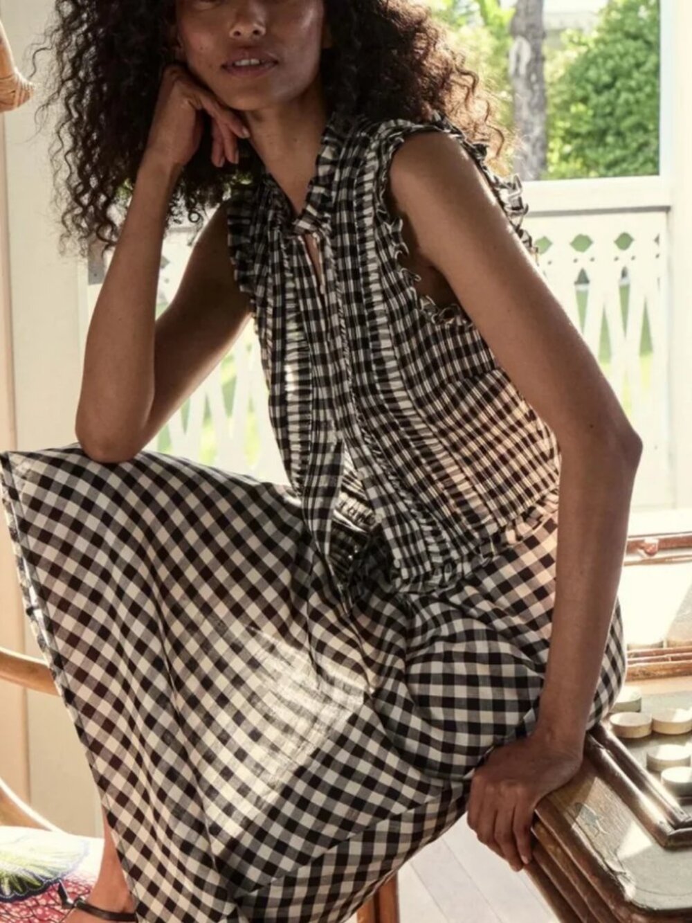 Doen Harietta Top Marilyn Gingham - Picture 4 of 8